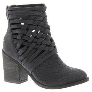 Woven leather free people booties